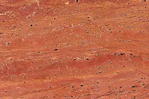 Red Travertine mermer model-Red Travertine